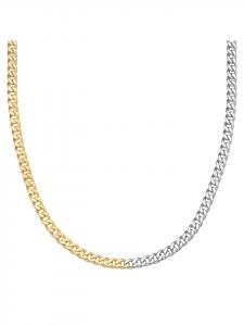 Glanzstücke München Серебряное колье в двухцветном исполнении