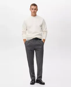 Мужской коврик Regular-Fit из хлопка Mango, белый