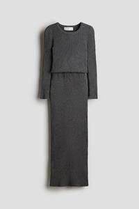 Комплект из двух предметов: рубашка и юбка H&M, серый