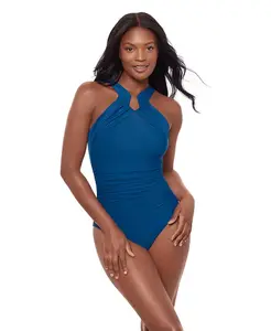 Цельный купальник Rock Solid Aphrodite Miraclesuit, синий