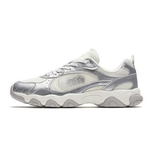 ANTA Износостойкие нескользящие повседневные кроссовки Women's White Silver