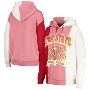 Толстовка с капюшоном Women's Cardinal Iowa State Cyclones Hall of Fame Colorblock Gameday Couture