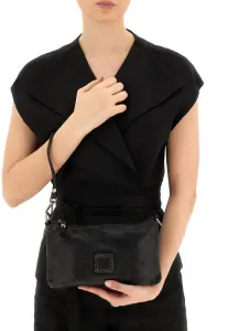 Сумка через плечо montepulciano Campomaggi, Nero Strass Nero