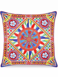 Подушка с принтом Carretto DOLCE & GABBANA, белый