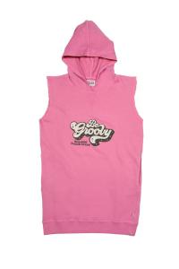 Детское платье-худи розового цвета SUN CHILD