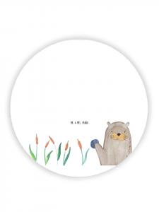 Mr. & Mrs. Panda Магнит на холодильник "Белый камень выдры" без надписи