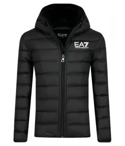 Пуховая куртка regular fit Ea7, черный