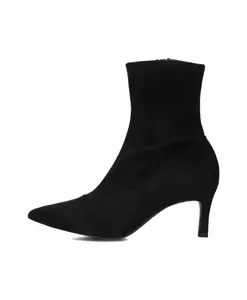 Элегантные черные замшевые ботильоны Unisa, черный