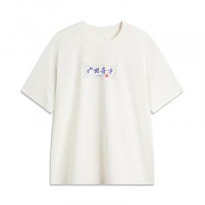 LINING Футболка Disney Sports Trend Series мужская ecru