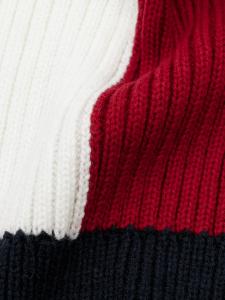 Мужской полосатый шарф Tommy Hilfiger, White Flag