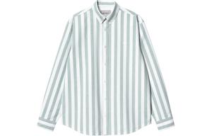 Полосатая рубашка на пуговицах Carhartt WIP, зеленый