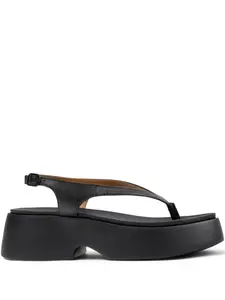 Босоножки Tasha на платформе с пряжками Camper, черный