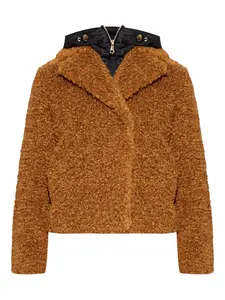 Куртка Barbot с капюшоном Moncler, коричневый