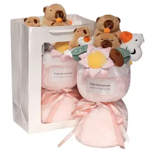 Плюшевая кукла капибара буддийская высота 40см Princess lovers