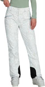 Женские горнолыжные брюки Obermeyer Malta Print, утепленные терморе и водонепроницаемые для катания на лыжах и сноуборде, White Daylight Meadow