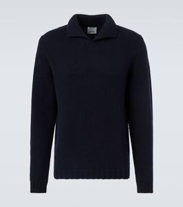 Шерстяной поло свитер с кашемиром Allude