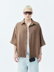 Повседневная рубашка VAMOS CLO Comfort fit Button Up Shirt Salinas, коричневый