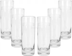 Набор стаканов для коктейлей Smirnoff Vodka Long Drink - 6 x калиброванных стаканов объемом 2/4 сл Mixcompany