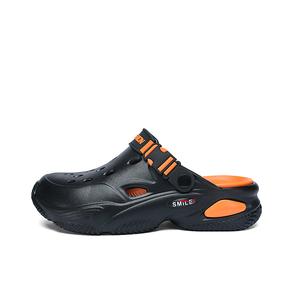 NANJIREN Клоги мужские черно-оранжевые, цвет Black Orange