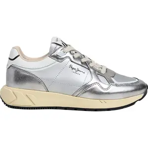 Кроссовки Pepe Jeans Marlon Glam, серебряный