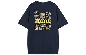 Футболка унисекс Joma, зеленая