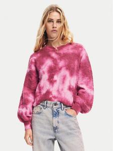 Пуловер свободного кроя Desigual, розовый