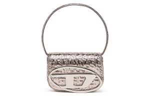 DIESEL Кожаная сумка через плечо женская розовая