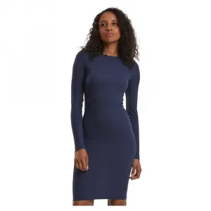 Платье Urban Classics Rib long sleeve long, синий