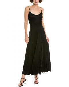 Коллекция Michael Kors Jamison Платье миди из жатого шифона Michael Kors Collection, черный