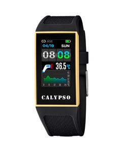 Черные резиновые умные часы K8502/4 Calypso, черный