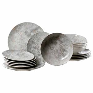 Набор тарелок Ritzenhoff & Breker Cecina 18-teilig, жемчужно-белый