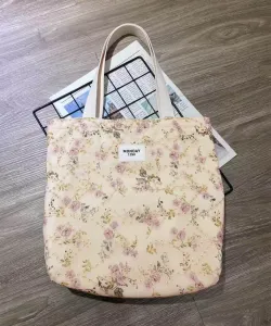 Холщовая сумка aimoha -select-/с кружевным цветочным узором Aimoha - Select -, цвет Light Beige