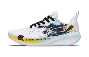 Кроссовки для бега Wuyue мужские с низким верхом LINING, Black White Yellow