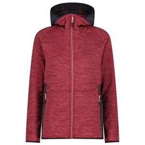 Женская куртка с фиксированным капюшоном - флисовая куртка Cmp, Peony Melange