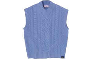 Вязаный жилет Boiled Cable Martine Rose, синий
