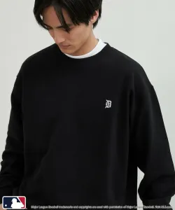 Эксклюзивная толстовка MLB с принтом ханафуда на спине и круглым вырезом Coen, цвет Black