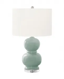 Настольная керамическая лампа Lighting 64 см Monarch Specialties, синий