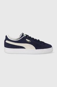 Замшевые кроссовки Suede Classic XXI Puma, темно-синий