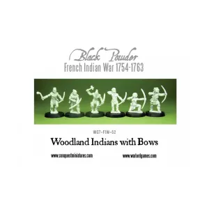 Лесные индейцы с луками, Black Powder - French Indian War 1754-1763 (28mm)