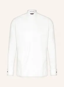 Рубашка современного кроя с откидными манжетами Eterna, белый