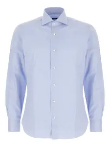 Полосатая рубашка с длинными рукавами Barba, синий