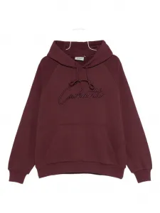 Худи с вышитым логотипом-надписью CARHARTT WIP, красный
