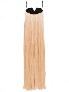 Плиссированное платье Powder V:PM ATELIER, нейтральный