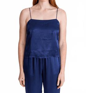 Женский топ-комбинация Crescent темно-синего цвета Raquel Allegra