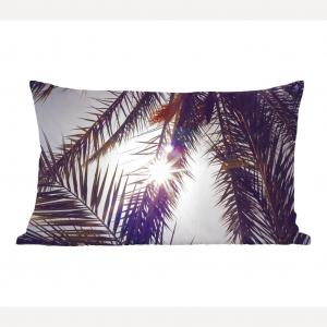 Декоративная подушка MuchoWow диванная подушка для гостиной декоративная подушка 50 x 30 см пальмовые листья - солнце - лето - чехлы на диванные подушки - без наполнителя