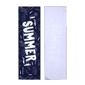 Йоговское полотенце для дома и улицы унисекс LINING, синий