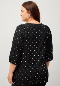 Блуза Ellos Plus collection, черный