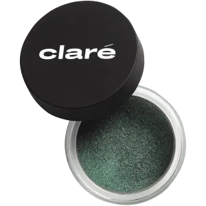 Атласные тени для век во флаконе зеленого цвета 889 Claré Clare Makeup, 0,4 гр