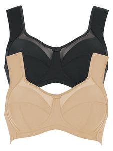 Бюстгальтер без косточек Anita Entlastungs BH Clara, цвет haut schwarz