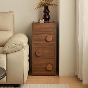 Lin'S Home Furnishing Комод для спальни из дерева, 4 ящика, цвет Walnut